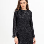 Allsences Shiny Black Dress