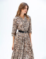 Uzun Desenli Elbise - Görsel 2