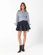 Mavi Çizgili Gömlek - Görsel 2