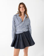 Mavi Çizgili Gömlek - Görsel 3