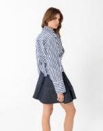 Mavi Çizgili Gömlek - Görsel 5