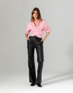 Pembe Çizgili Gömlek - Görsel 3