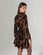 Çiçek Desenli Elbise - Görsel 4